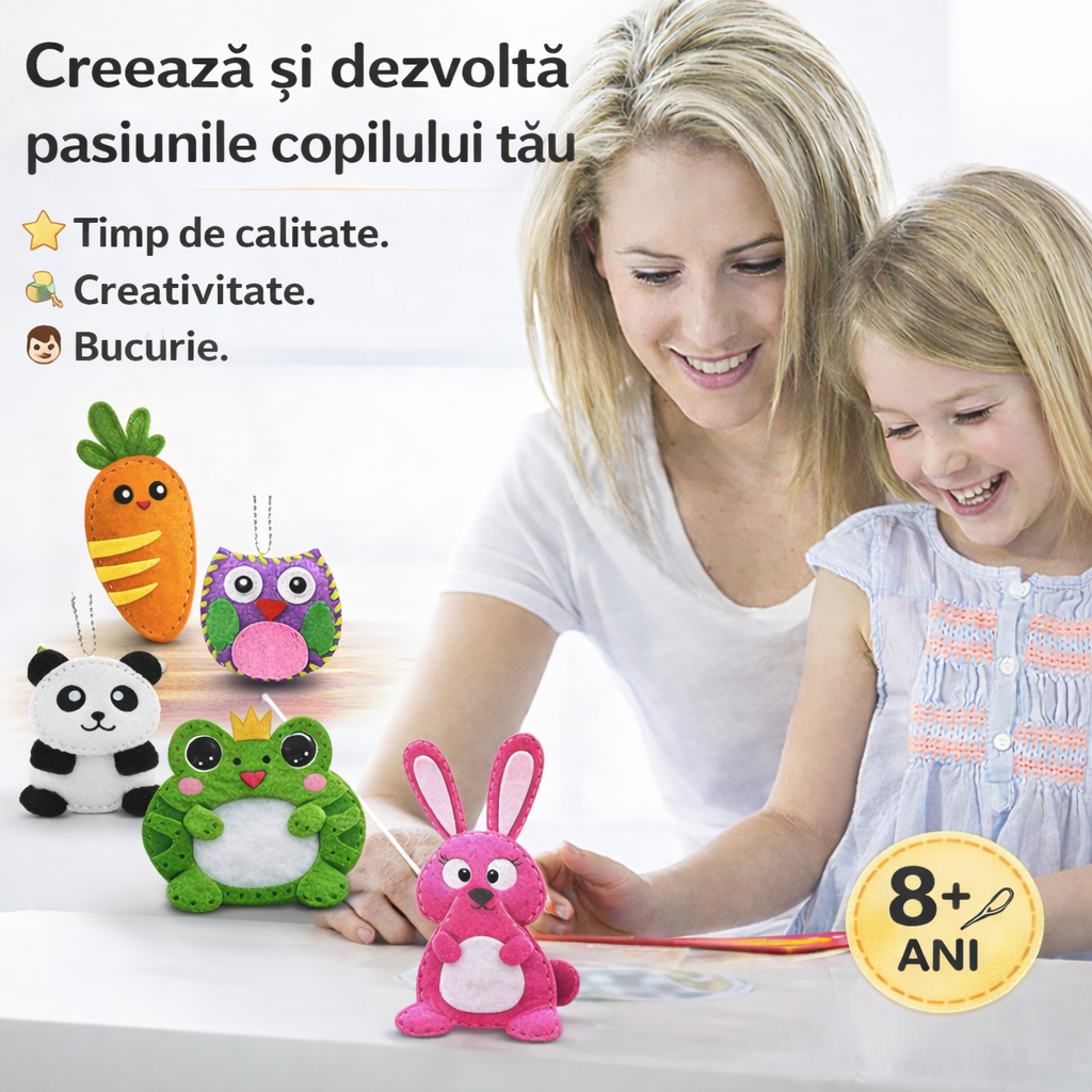 Set Creativ de Cusut pentru Copii
