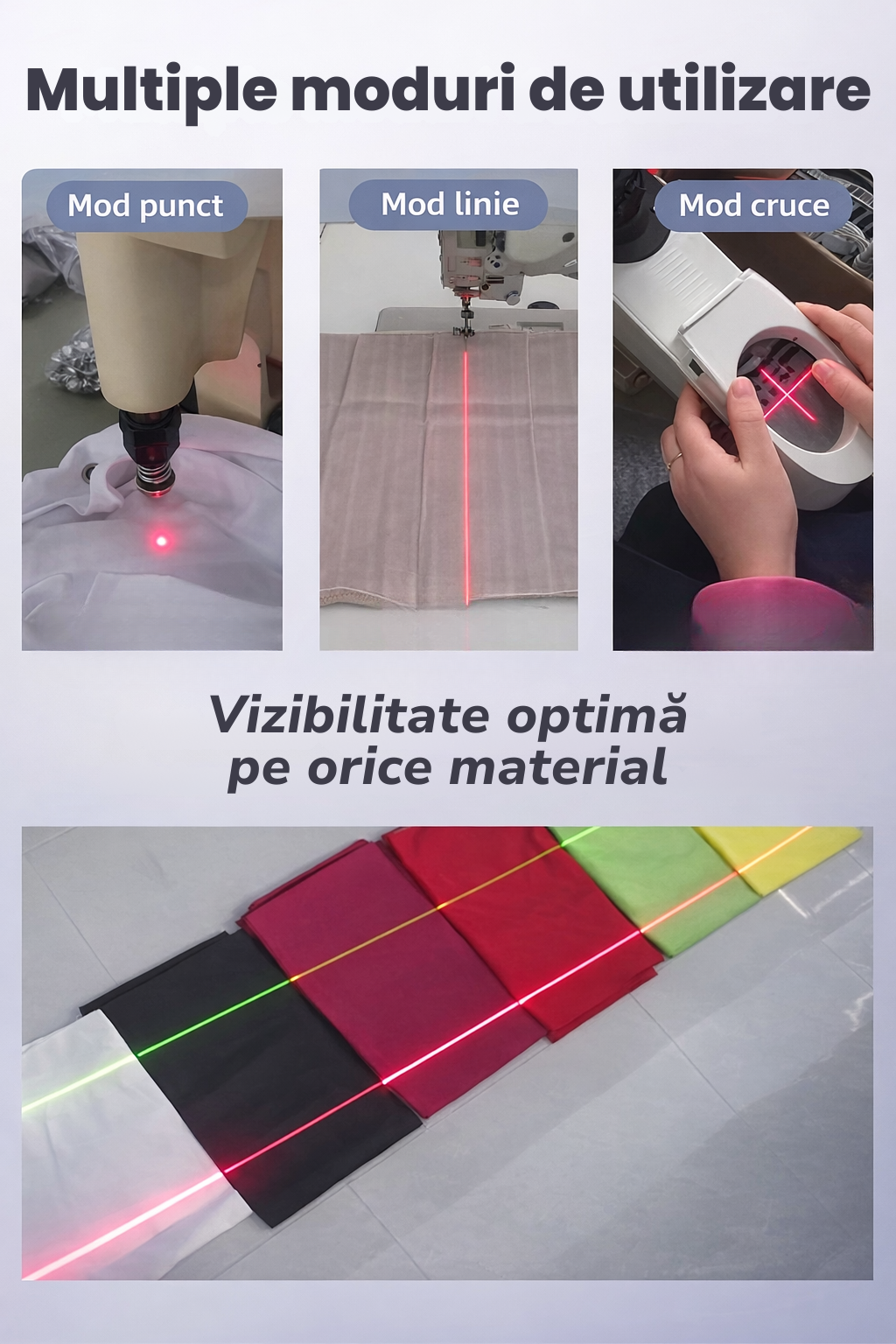 Laser Magnetic pentru Cusut Drept